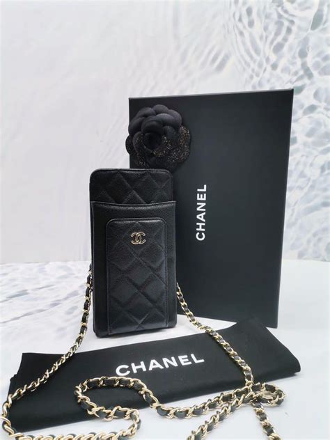 chanel 31 phone holder|chanel phone case with chain.